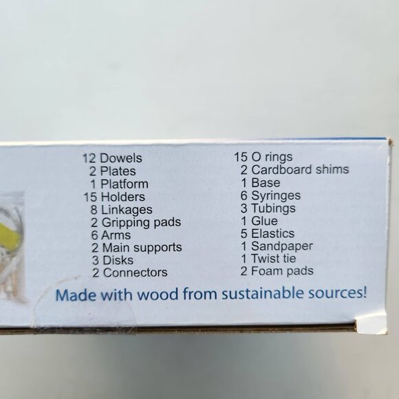 NEW PATHFINDERS STEM Kit Hydraulic Robotic Arm |Wooden Building STEM Kit Toy Mec - Picture 11 of 16